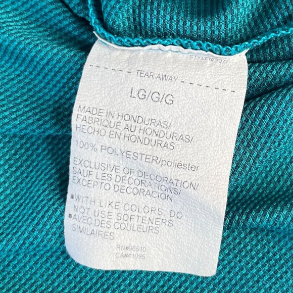 Under Armour Tshirt Teal Green Mens Large Loose Fit - Picture 6 of 7